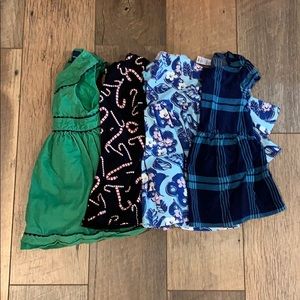 12m winter dress baby gap candy cane corduroy